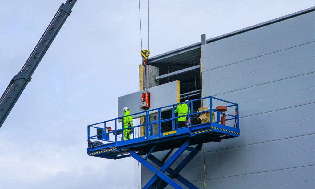Insulated panel steel building package, Alberta